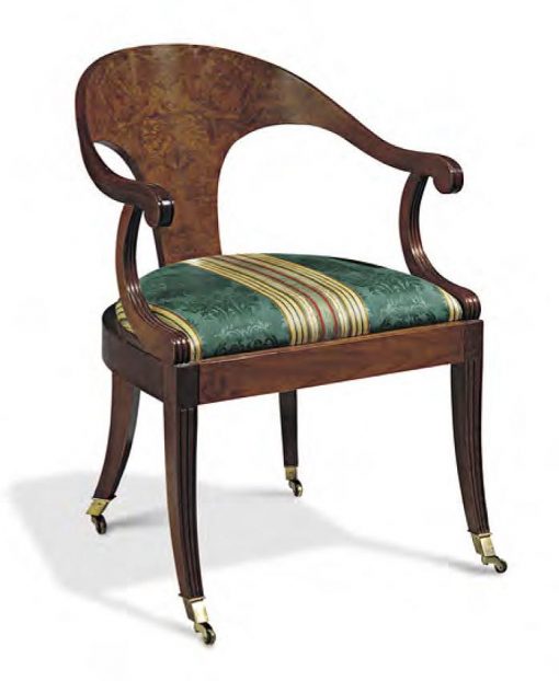 Стул с подлокотниками FRANCESCO MOLON P115.01 - The Upholstery