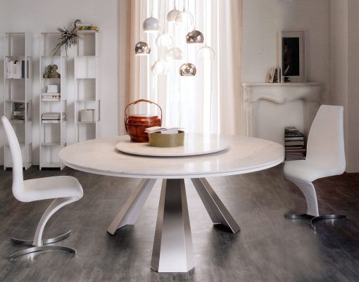 Стол CATTELAN ITALIA ELIOT ROUND + Lazy Susan - BOOK 1