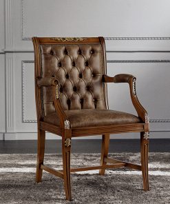 Стул с подлокотниками MIRANDOLA M2037/C - ROSE